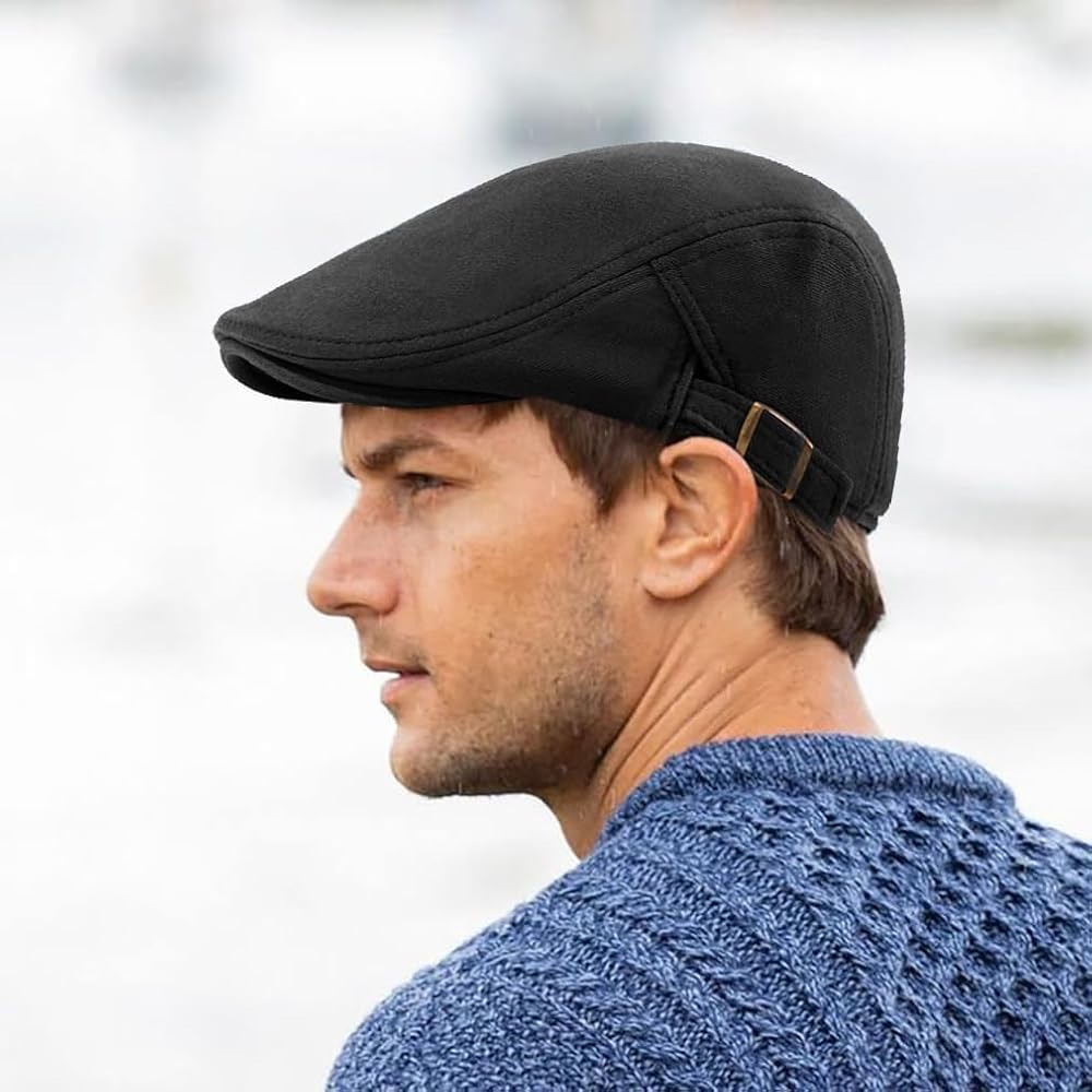 Taidor Men's Cotton Newsboy Hats Flat Ivy Gatsby Cap Irish